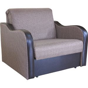 Кресло кровать Шарм-Дизайн Коломбо рогожка коричневый