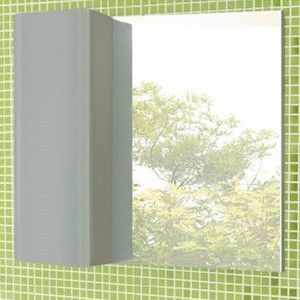Зеркало-шкаф Comforty Рим 80 серый глянец универсальный (3132547)