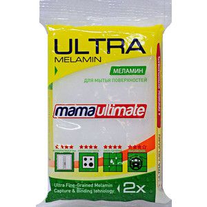 Губка меламиновая Mama Ultimate для мытья поверхностей