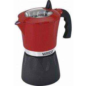 Кофеварка гейзерная Vitesse (VS-2643 Красный)