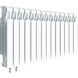 Радиатор отопления RIFAR MONOLIT VENTIL 500 14 секций биметаллический нижнее левое подключение (RM50014НЛ50)