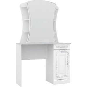 Стол туалетный Комфорт - S Гертруда М6 белая лиственница/ясень жемчужный