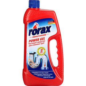 Средство Rorax чистящее для сливных труб, 1 л.