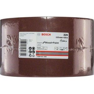 Шлифрулон Bosch J450 Expert for Wood+Paint 115x50.000 мм K320 (2.608.621.490)