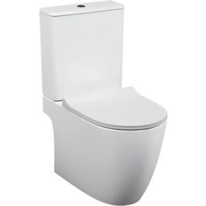 Унитаз компакт Vitra Sento Rim-Ex Open-Back с тонким сиденьем микролифт (9830B003-7204)