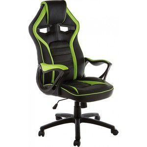 Компьютерное кресло Woodville Monza черное/зеленое