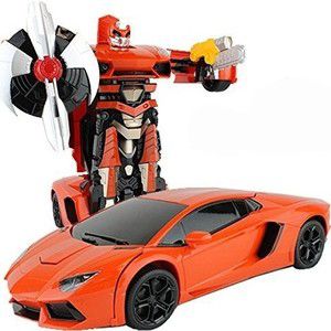 Радиоуправляемый трансформер MZ Model Lamborghini Aventodor Orange масштаб 1:14 - 2321P