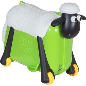 Каталка чемодан SAIPO овечка, зеленый sc0017