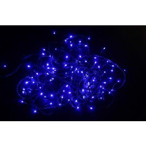 Neon-Night Гирлянда "Твинкл Лайт" 10 м, черный ПВХ, 100 диодов, цвет голубой