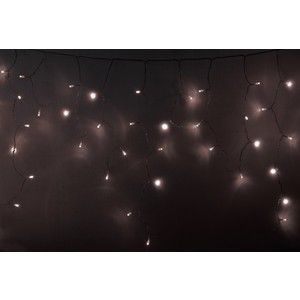 Neon-Night Гирлянда Айсикл (бахрома) светодиодный, 4,8 х 0,6 м, прозрачный провод, диоды ТЕПЛЫЙ БЕЛЫЙ, 176 LED