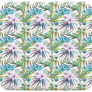 Пеленальный матрас Ceba Baby 70x75 см Flora Fauna мягкий на комод W-144(Camaleon Blanco W-144-099-542) (123773)