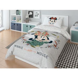 Комплект постельного белья Minnie 1,5 сп, поплин, Mickey gray (718066)