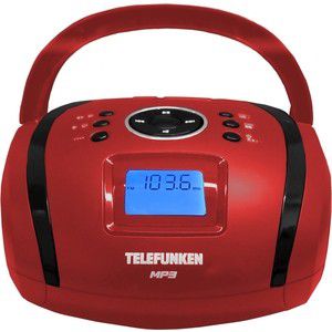 Магнитола TELEFUNKEN TF-SRP3449 red
