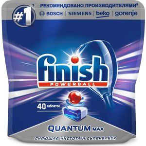 Таблетки для посудомоечной машины (ПММ) Finish Quantum Max 40 шт