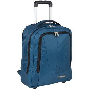 Рюкзак дорожный Polar П7102 синий с телегой на колесах