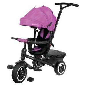 Велосипед трехколесный Moby Kids Rider 360, 10x8 AIR, фиолетовый (641205)