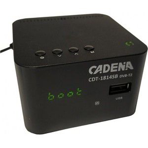 Тюнер DVB-T2 Cadena CDT-1814SB