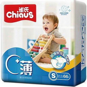 Подгузники Chiaus Pro Core Ultra Thin размер S (3-6 кг) 66 шт
