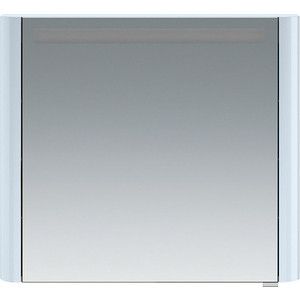Зеркальный шкаф Am.Pm Sensation 80 левый, с подсветкой, светло-голубой (M30MCL0801BG)
