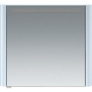 Зеркальный шкаф Am.Pm Sensation 80 правый, с подсветкой, светло-голубой (M30MCR0801BG)