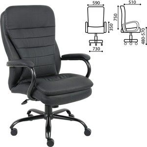 Кресло офисное Brabix Heavy Duty HD-001 экокожа 531015