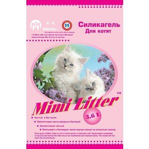 Наполнитель Mimi Litter Силикагель впитывающий для котят 7.2 л (3.6 кг) (М-7220134)