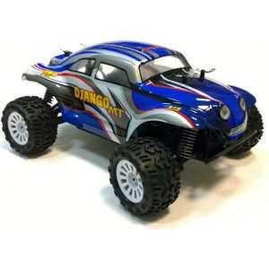 Радиоуправляемый монстр ApexHobby Django Beetle Blue Edition 4WD RTR масштаб 1:18 2.4G