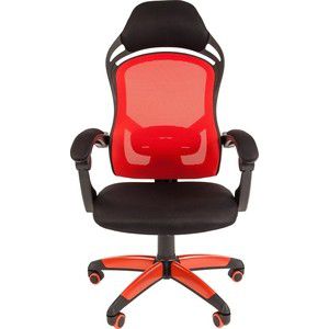 Офисное кресло Chairman game 12 черно-красный