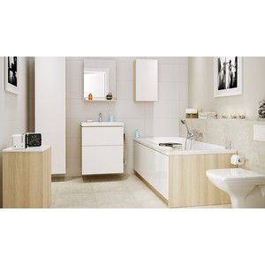 Мебель для ванной Cersanit Smart 55 корпус ясень, фасад белый