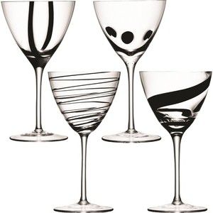Набор из 4 бокалов для вина, 420 мл LSA International Jazz (G921-12-987)