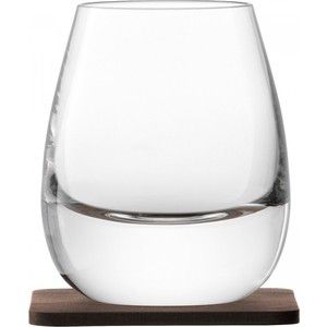 Набор из 2 стаканов с деревянными подставками 250 мл LSA International Islay Whisky (G1213-09-301)