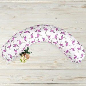 Подушка для беременных AmaroBaby WB 170х25 (Фламинго)
