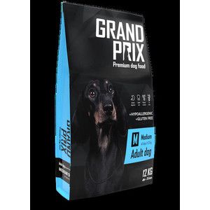 Сухой корм Grand Prix Medium Adult Dog Hypoallergenic Gluten Free гипоаллергенный, без глютена с курицей для собак средних пород 12кг