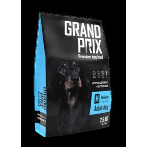 Сухой корм Grand Prix Medium Adult Dog Hypoallergenic Gluten Free гипоаллергенный, без глютена с курицей для собак средних пород 2,5кг