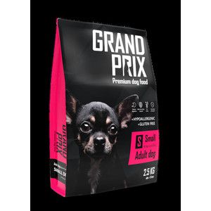Сухой корм Grand Prix Small Adult Dog Hypoallergenic Gluten Free гипоаллергенный, без глютена с курицей для собак мелких пород 2,5кг