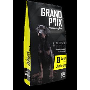 Сухой корм Grand Prix Large Junior Dog Hypoallergenic Gluten Free гипоаллергенный, без глютена с курицей для щенков крупных пород 12кг