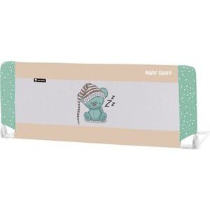 Защитный барьер для кроватки Lorelli 1018002 Бежево-зеленый / Beige&Green Sleeping Bear 1802