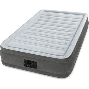 Надувная кровать Intex 67766 Comfort-Plush 99х191х33см (встроенный насос 220V)