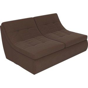 Модуль Лига Диванов Холидей раскладной диван рогожка коричневый