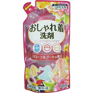 Жидкое средство для стирки Nihon Detergent для деликатных тканей (натуральное, на основе пальмового масла), (запаска) 400 мл