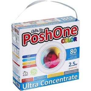 Стиральный порошок Posh One для цветного белья, концентрированный, 2.5 кг