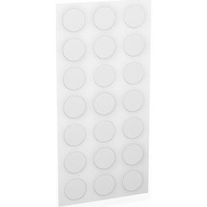 Заглушки Шатура Для эксцентриков (клеевая основа) белые d-20 мм 18шт. 482428