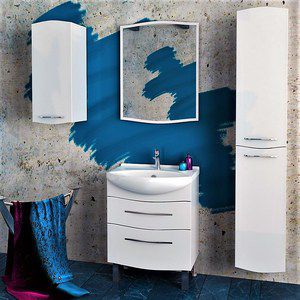 Мебель для ванной Alvaro Banos Carino Maximo 65 белый лак
