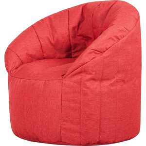 Бескаркасное кресло Папа Пуф Club chair red
