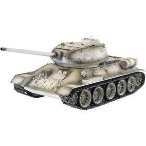 Радиоуправляемый танк Taigen Russia T34-85 Winter Camouflage Edition масштаб 1:16 ИК - управление