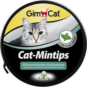 Витамины Gimborn Gimcat Cat-Mintips No Sugar Added с ароматом кошачьей мяты без сахара для кошек 330таб (408057)