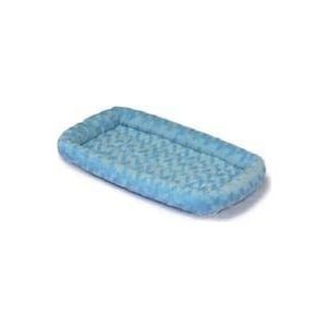 Лежанка Midwest Quiet Time Fashion Pet Bed - Powder Blue 22" плюшевая 56х33 см голубая для кошек и собак