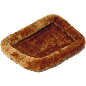 Лежанка Midwest Quiet Time Pet Bed - Cinnamon 42" меховая 107х66 см коричневая для собак