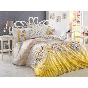 Комплект постельного белья Hobby home collection 1,5 сп, поплин, Fiesta жёлтый (1501001582)