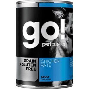 Консервы GO! NATURAL Holistic Dog Grain+Gluten Free Chicken Pate беззерновые с курицей для собак 400г (48511)